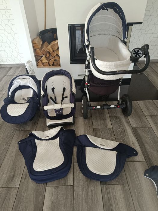 Wózek Adamex Barretta Eco 3in1 stan bardzo dobry