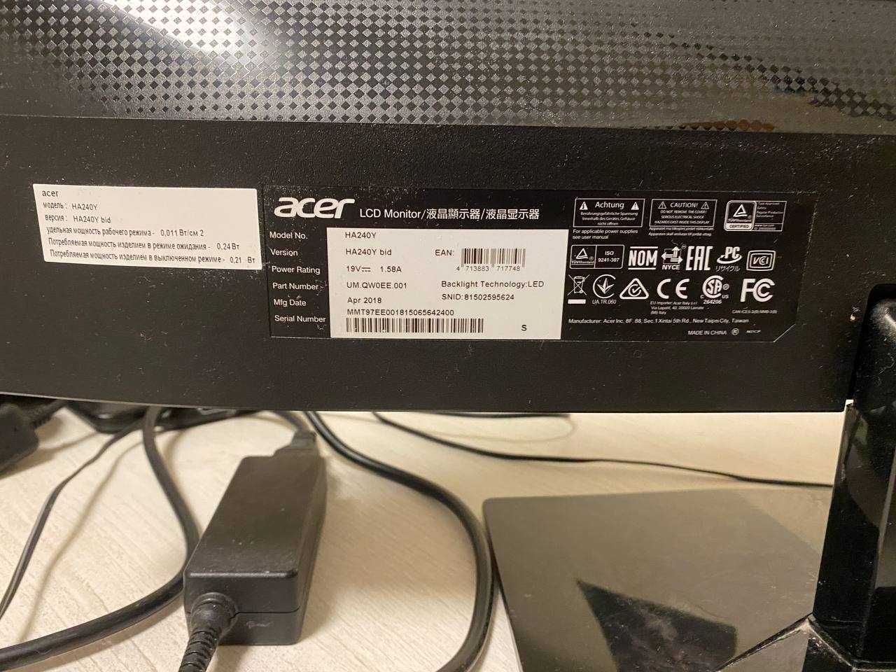 Моитор Acer HA24OY