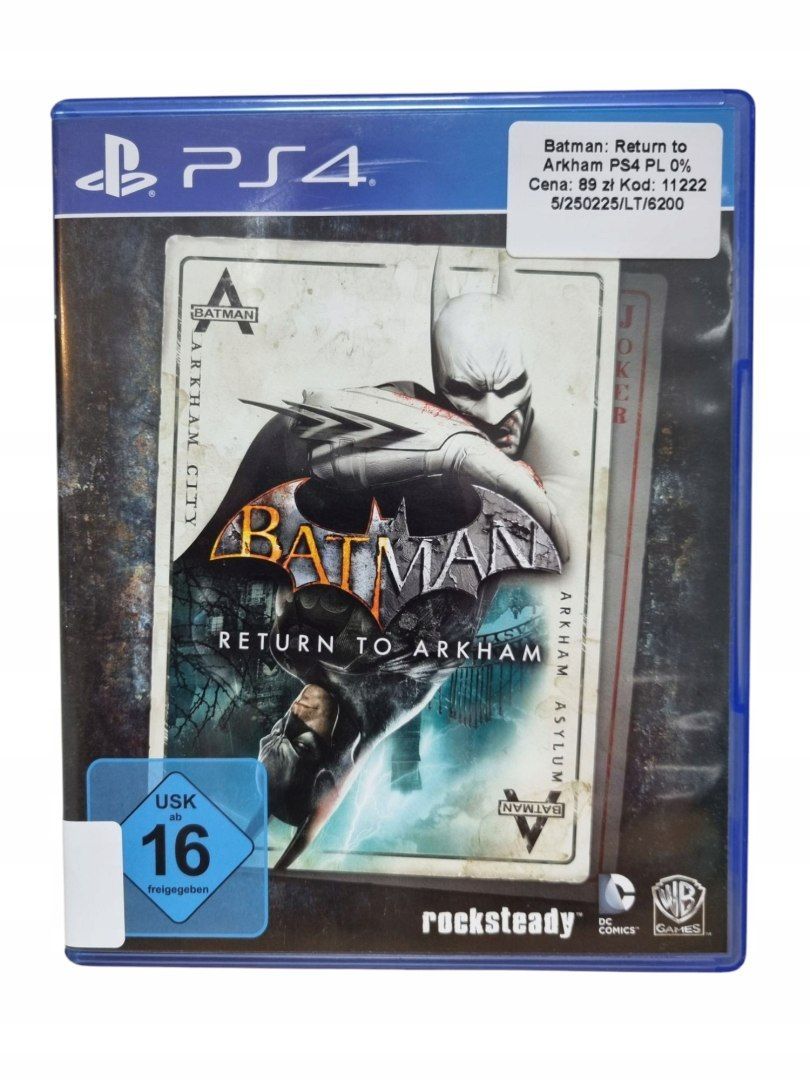 Gra Batman Return To Arkham Ps4 Playstation 4 Używana