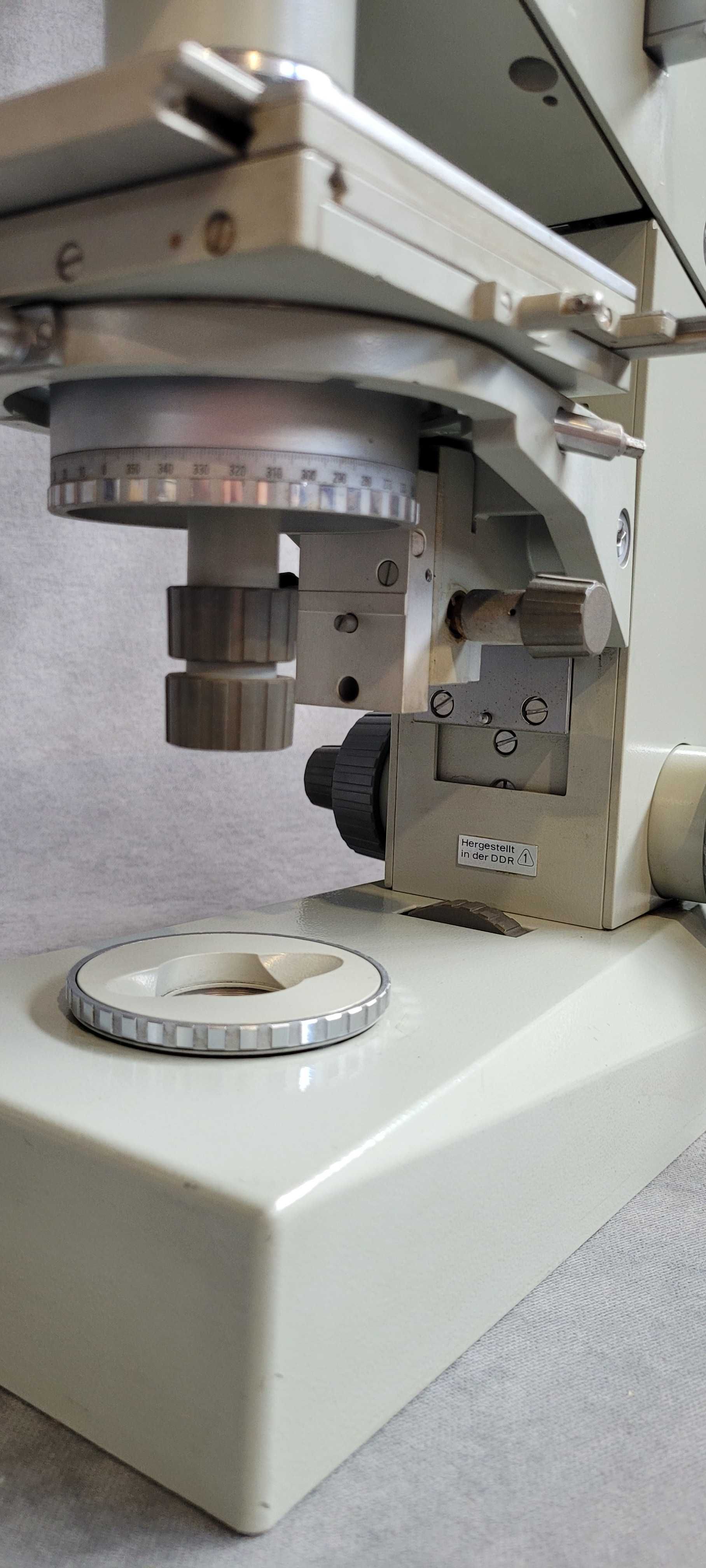Mikroskop Carl Zeiss Jena Vertival.