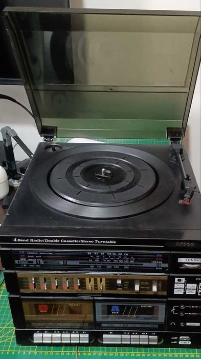 Aparelhagem de Son, 2 Cassetes, Rádio, Gira discos