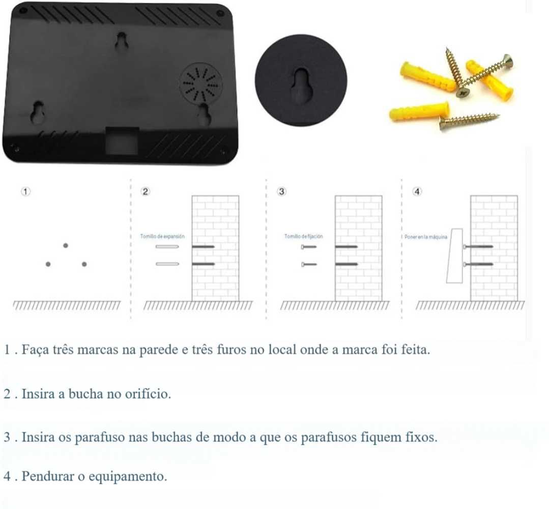 Relógio de Ponto Biométrico / USB / Sem Software