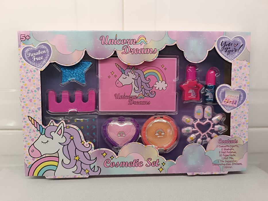Cosmetic Set para Criança. Unicórnio. Selado