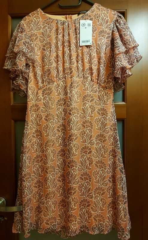 Nowa szyfonowa sukienka Orsay - r.38