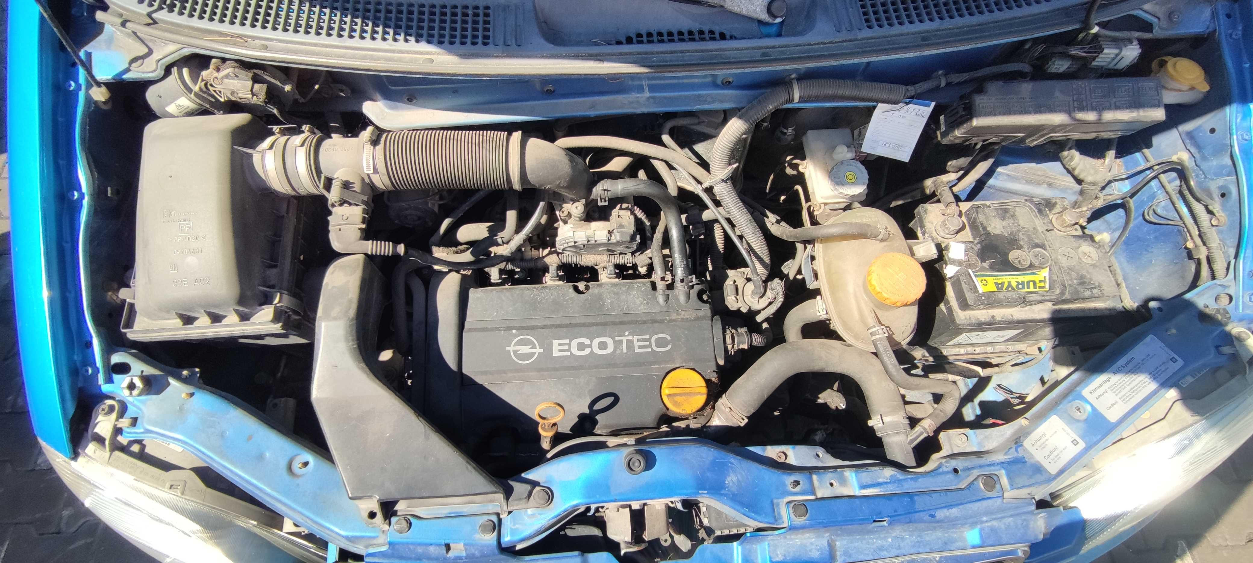 Opel Agila A 03r 1.2 Wszystkie Części Lakier Z291 Silnik Zderzak Klapa
