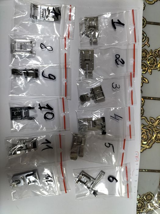 Швейные лапки для бытовых машин.