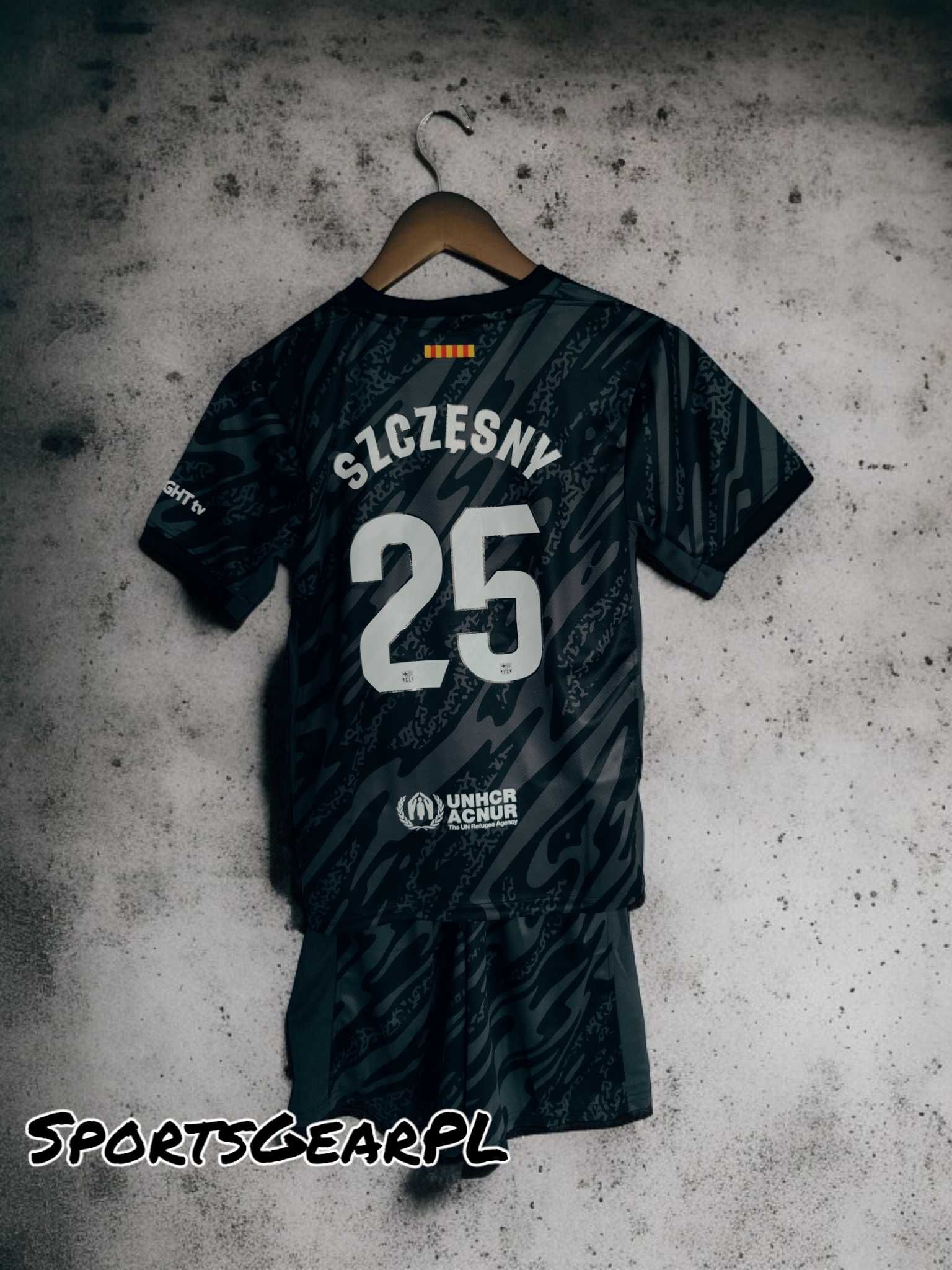 Wojciech Szczęsny #25 FC Barcelona NIKE Komplet TRZECI 125-135cm