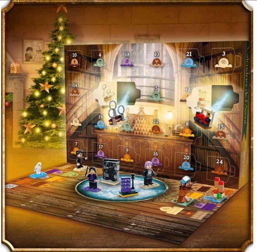 Klocki Świąteczne Harry Potter Zestaw Lego Kalendarz adwentowy