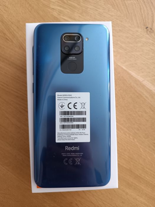 Redmi Note 9 telefon Midgnight Grey niebieski xiaomi pudełko etui SUPE
