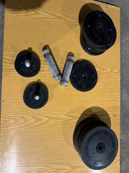 Блины для гантели прорезиненные