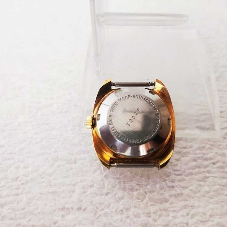 Relógio Lanco automático antimagnético 21 jewels 28mm com coroa Suiço