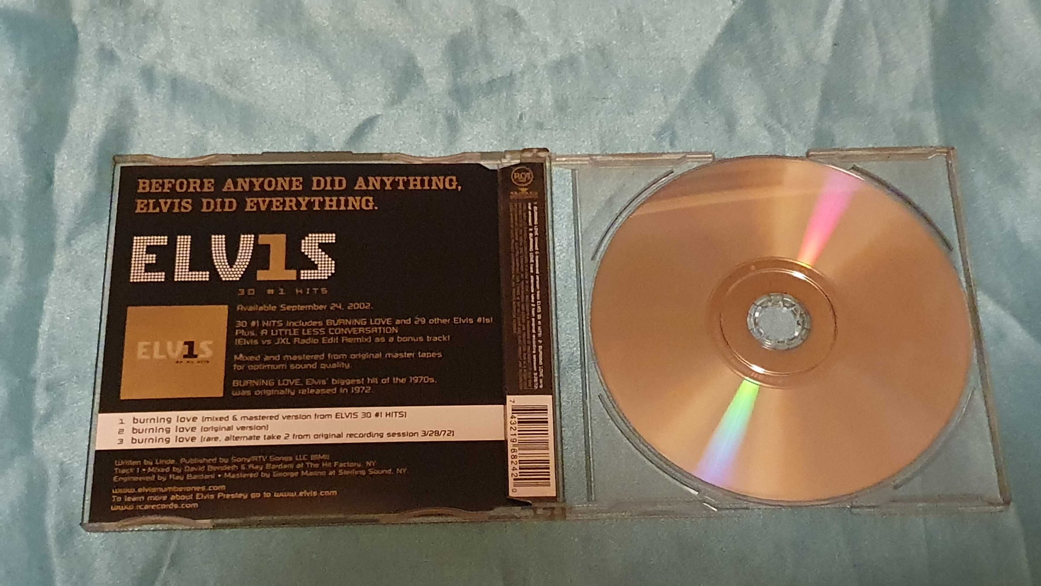 Elvis Presley  Burning Love  CD  singiel