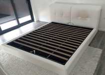Cama King Size 200x180 c/ somier elevatório
