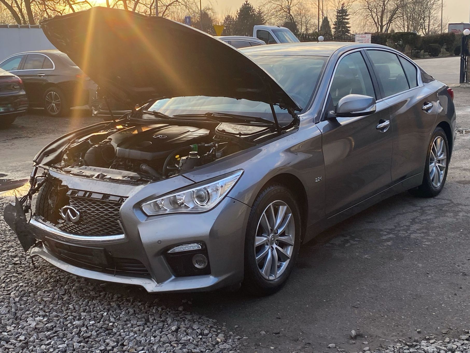 Infiniti Q50 Rejestracja 10/2014 2.2d Zarejestrowany w PL Skórzana Tapicerka