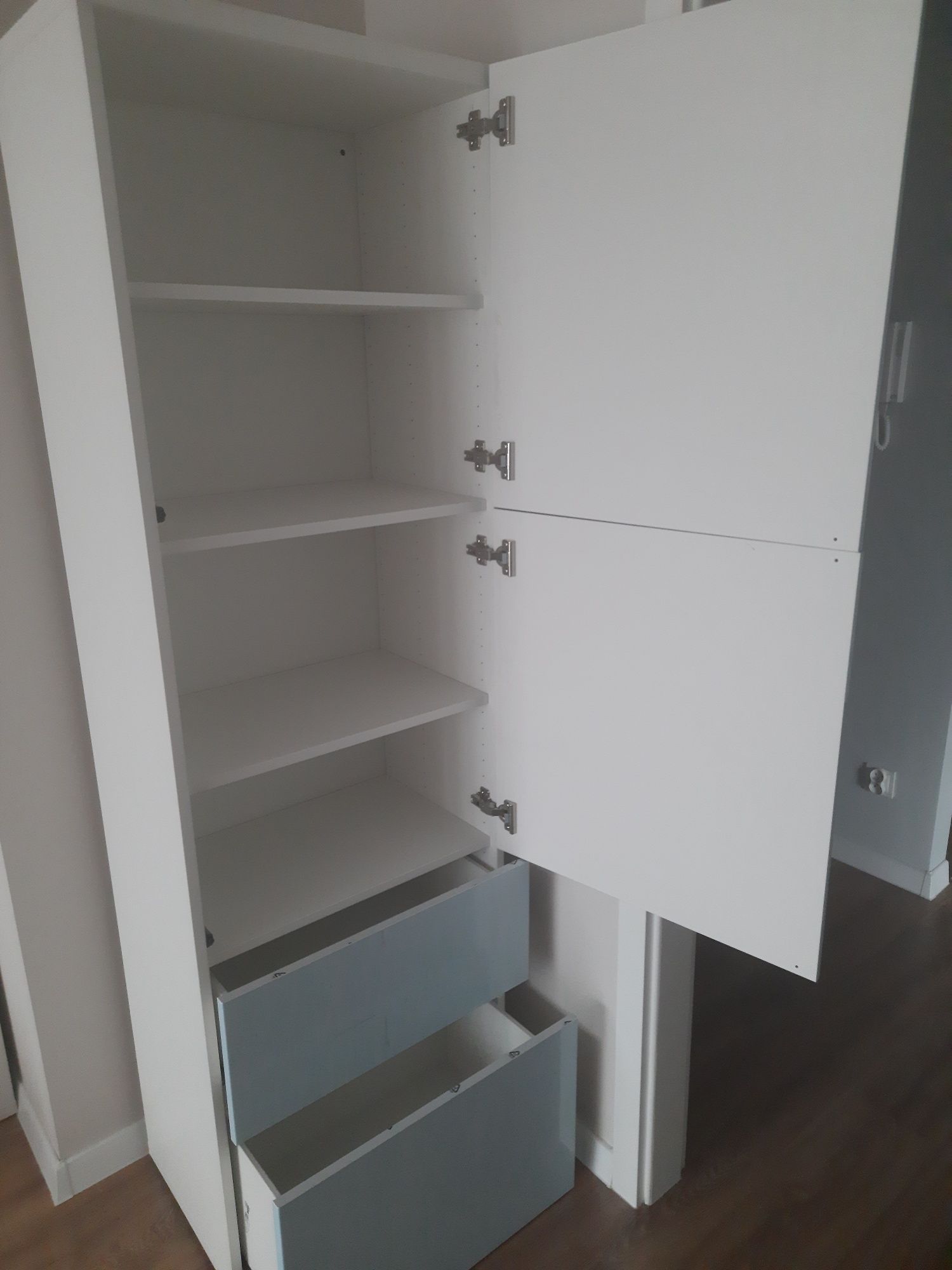 Regał modułowy ikea besta biały