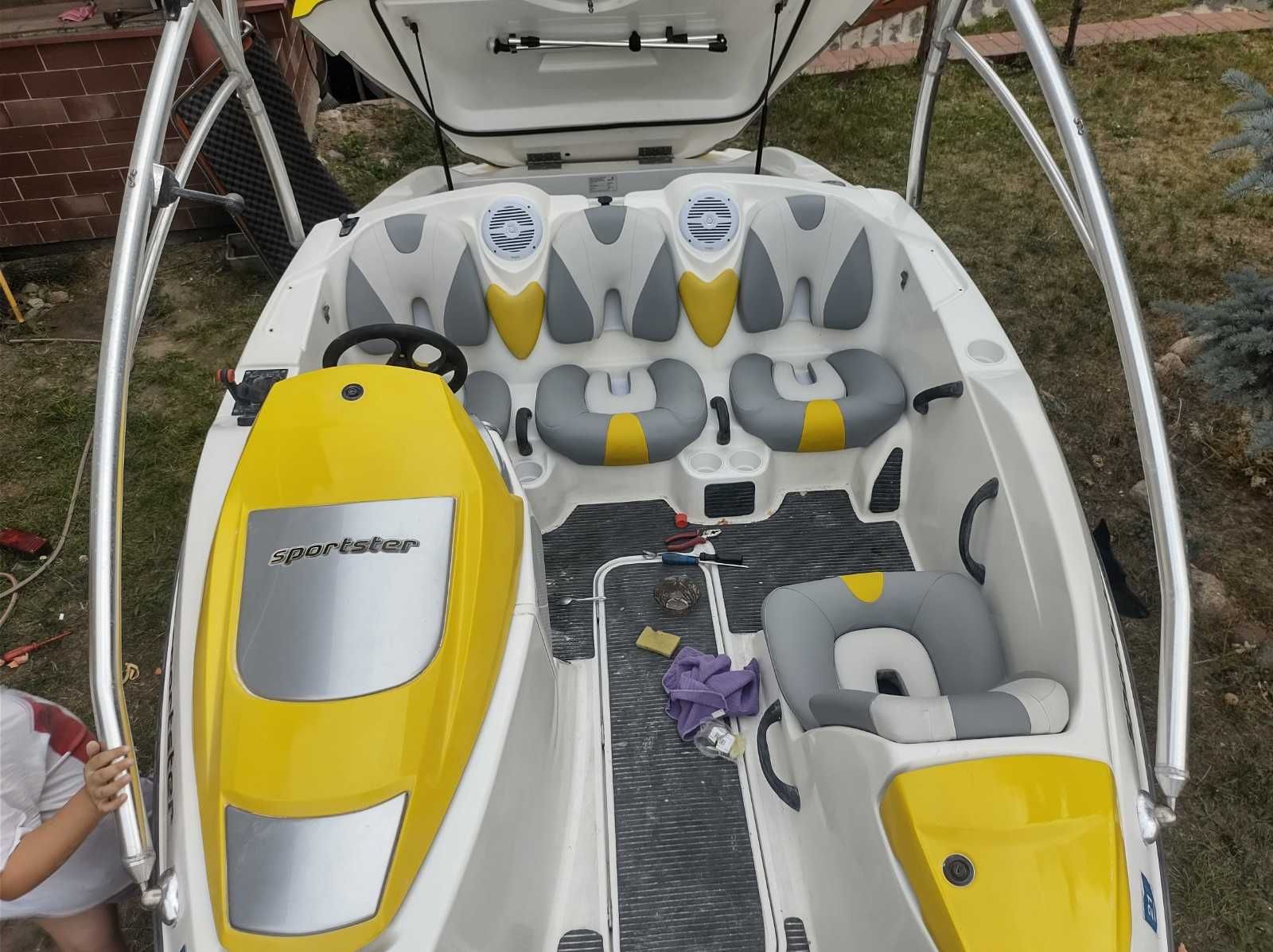 łódź seadoo sportster BRP Bombardier z 150 kM wieża tower wake zamiana