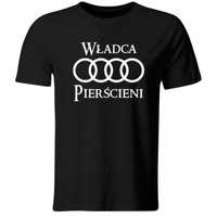 Koszulka z nadrukiem Władca Pierścieni, czarna, roz. S (NOWA)