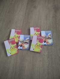 6 kompletow kart Pokemon.