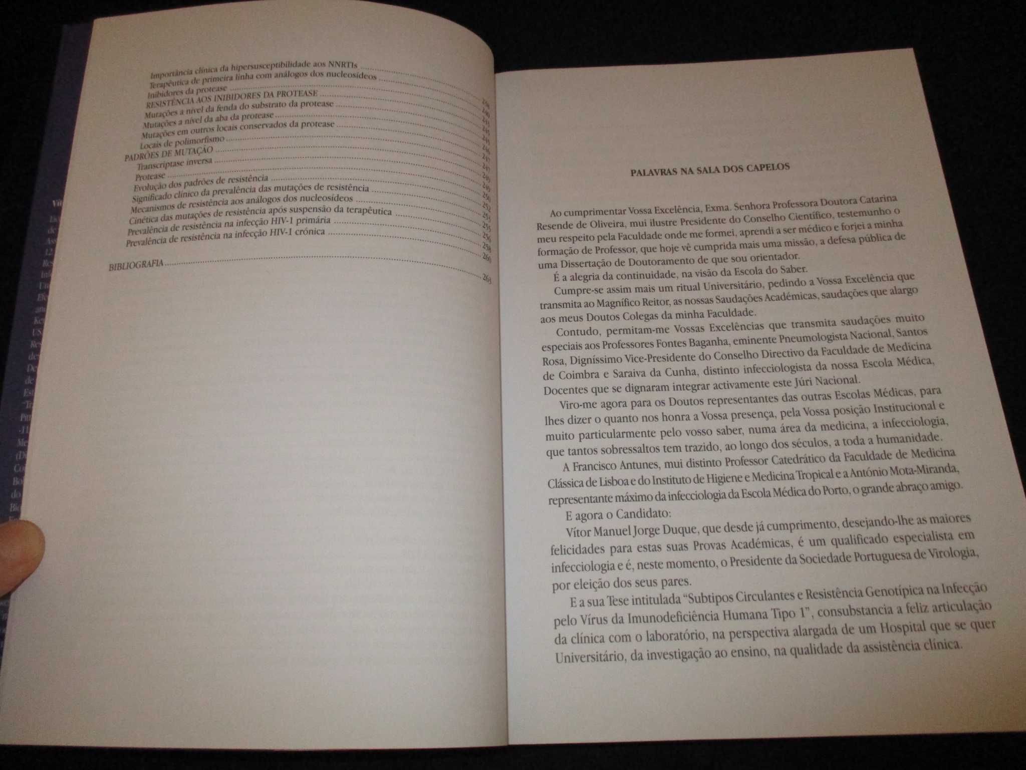 Livro Subtipos Genéticos e resistência do HIV-1 Vítor Duque Minerva