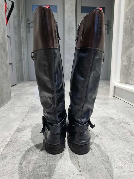 Skórzane oficerki rozmiar 40