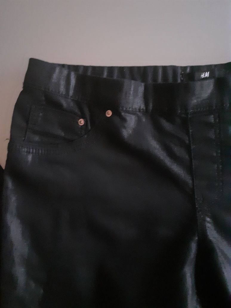 Getry spodnie woskowane H&M rozm 38