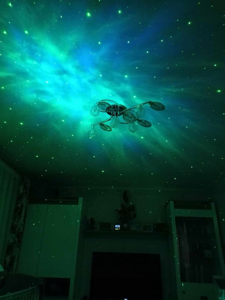 Projektor Gwiazd Astronauta Lampka Nocna Dla Dzieci + Pilot