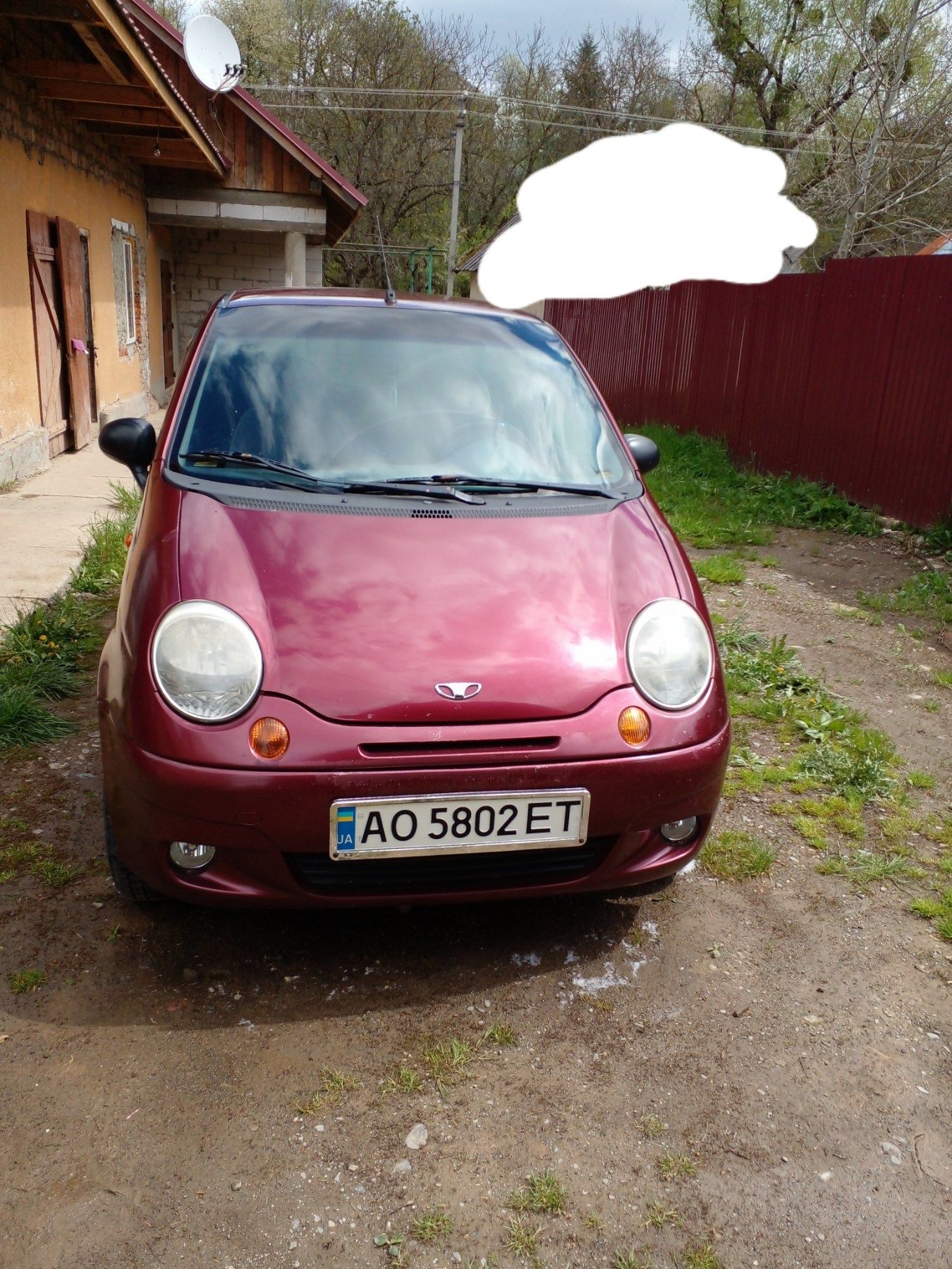 Авто Daewoo matiz.