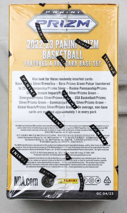 Panini Prizm NBA Basketball 2022/23 Oryginał Zafoliowany Rookie Auto