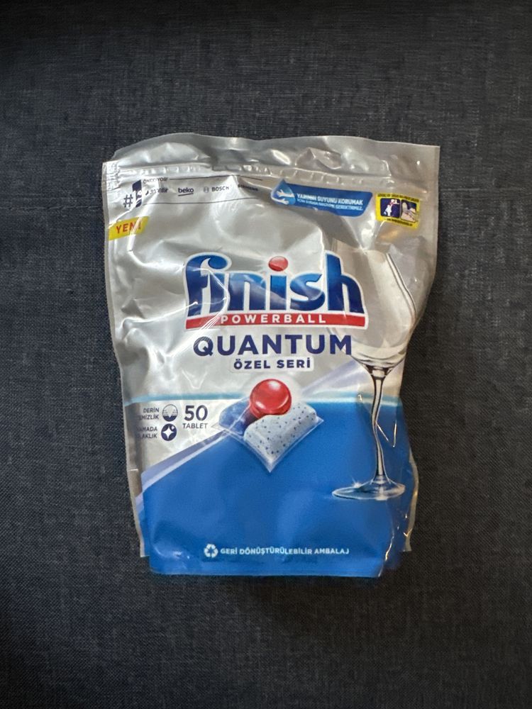 Таблетки для посудомоечных машин Finish quantum