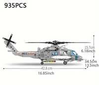 Nowy zestaw klocków helikopter chinski  z20
