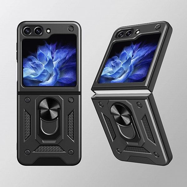 Etui Hybrid Armor Camshield do Z Flip 5/5G czarne