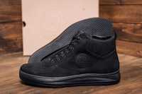 Чоловічі шкіряні зимові черевики Timberlend Black зимние ботинки