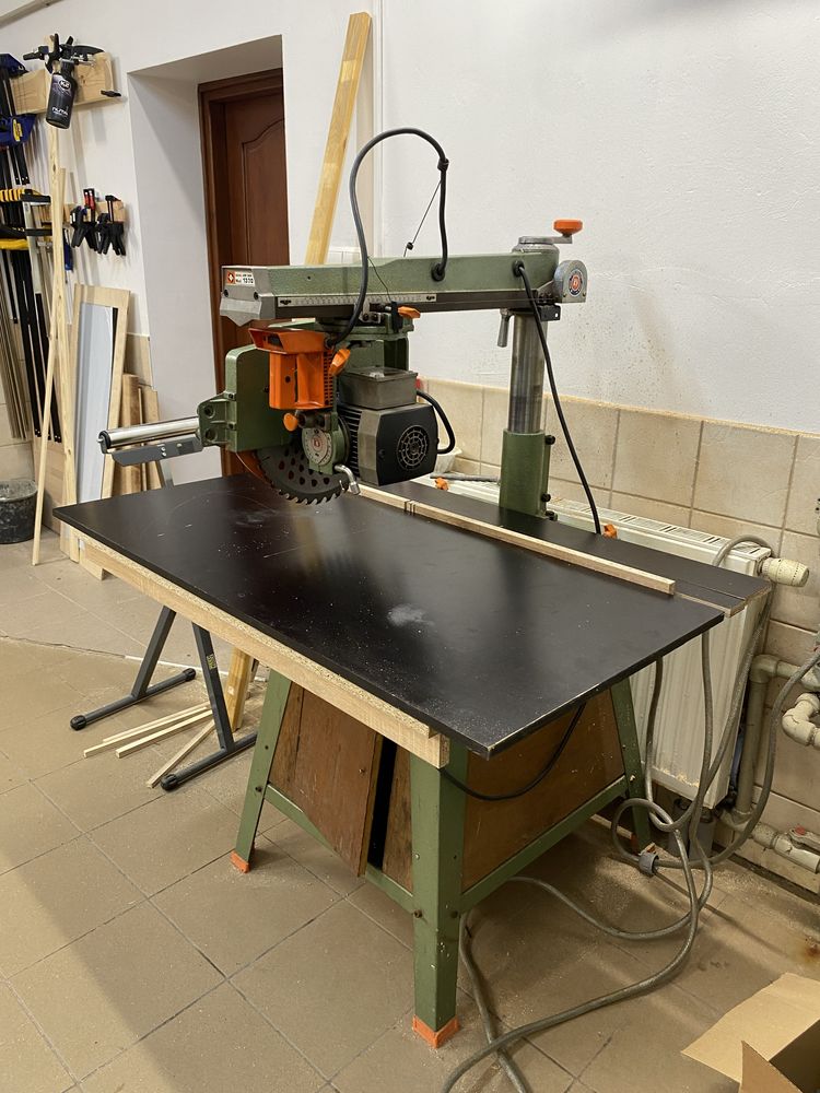 Piła radialna DeWalt DW 1370 +dodatki 3KM, mocna,wyregulowana,stan 5+