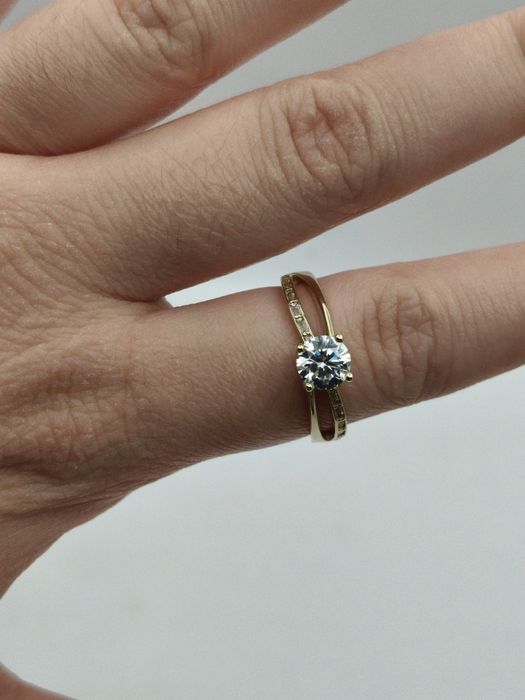 Złoty Pierścionek R.16 Pr.585 Nowy Zapraszamy