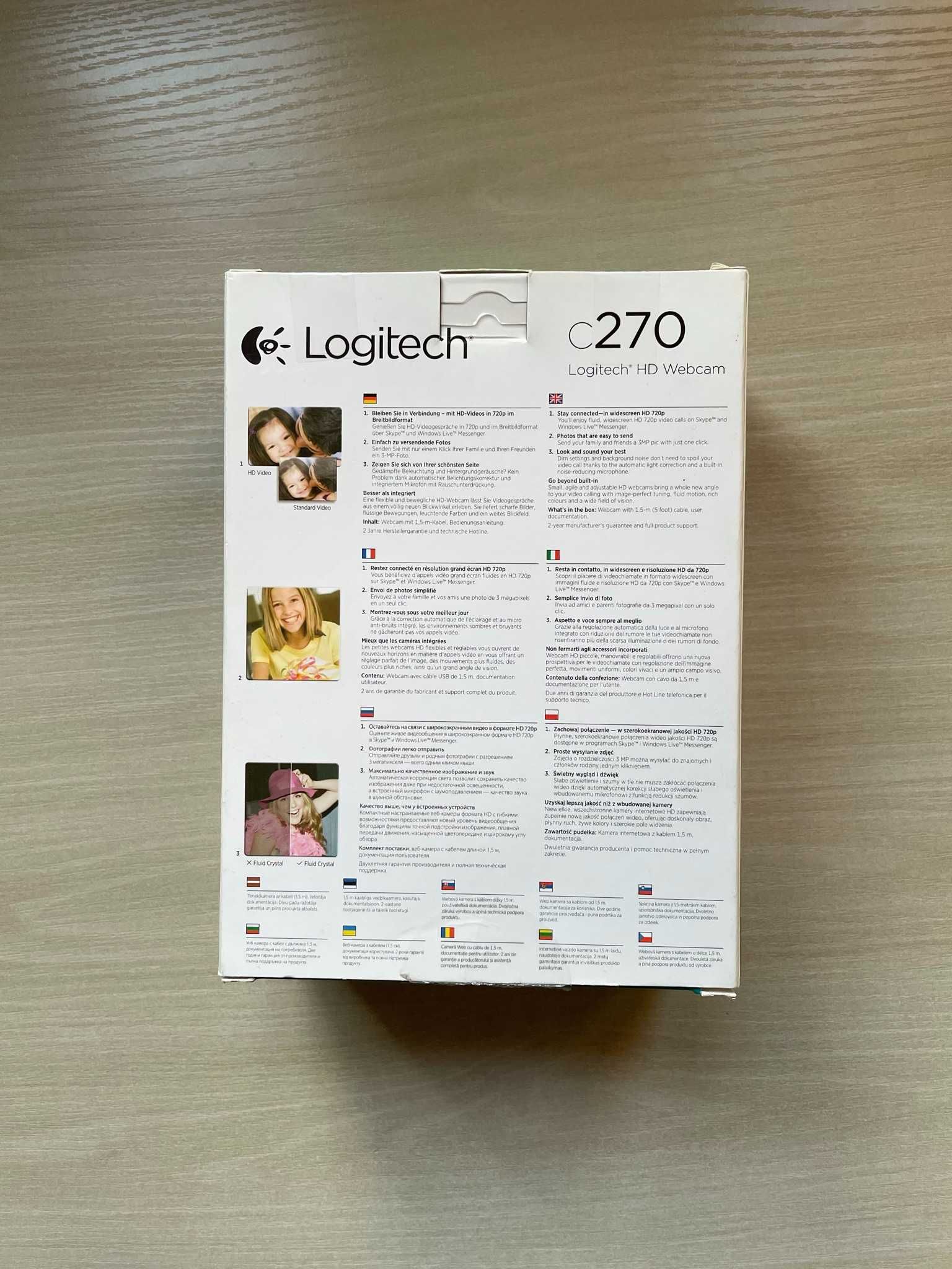 Kamera internetowa Logitech C270 HD 720p