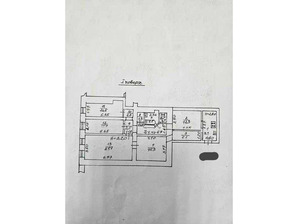 Продам 1 этаж под коммерцию на Торговой/ Новый рынок, фасад 4 окна