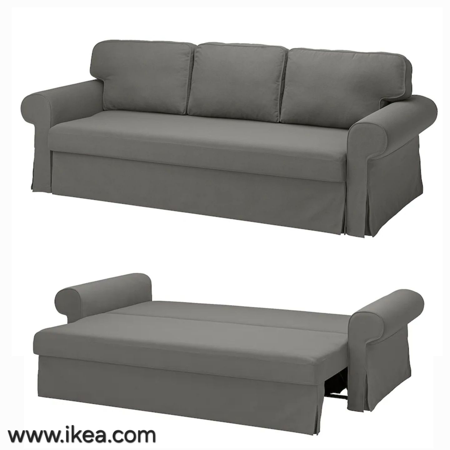 Sofa 3-osobowa, rozkładana, VRETSTORP, Ikea