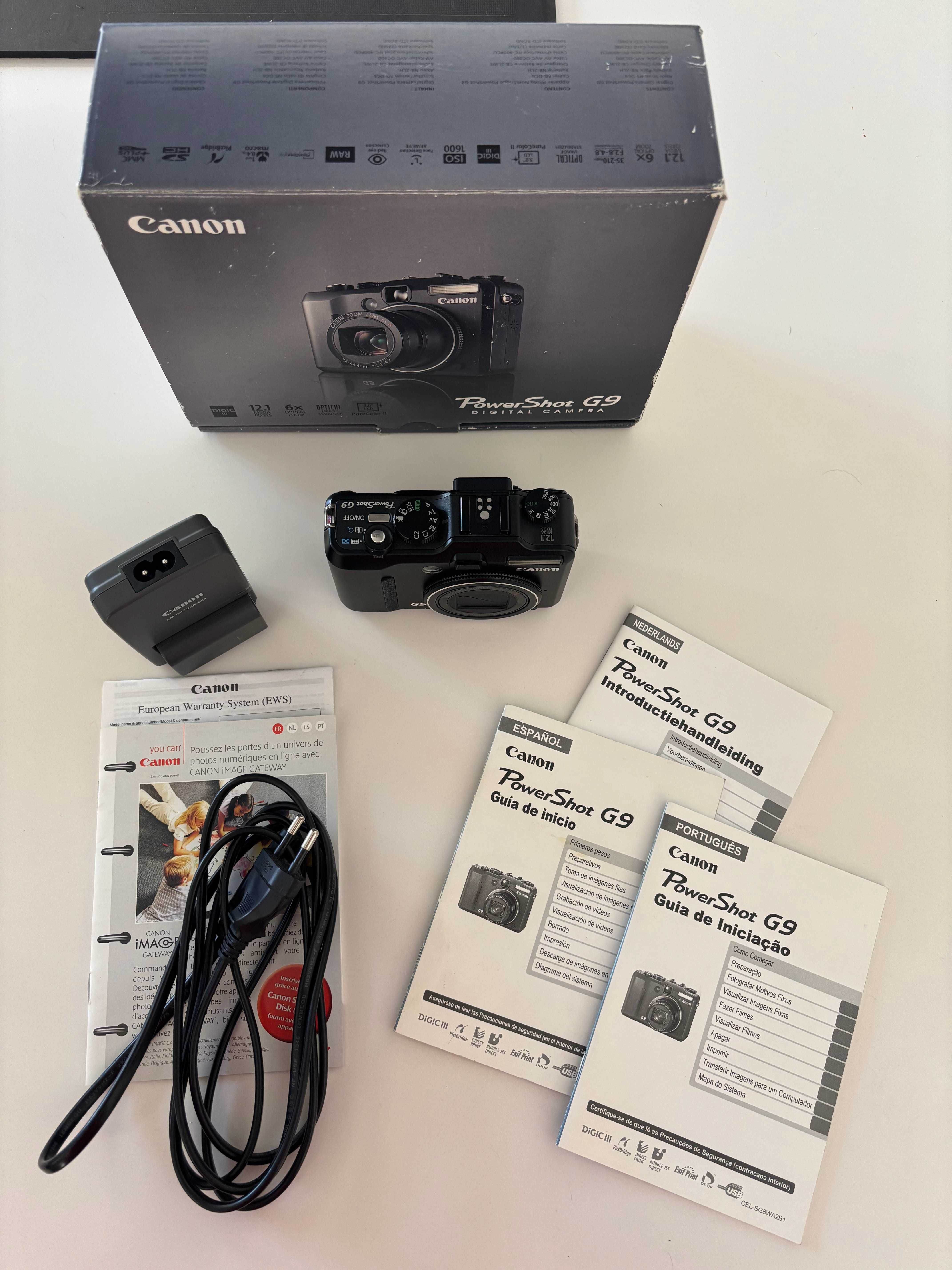 Canon G9 como nova