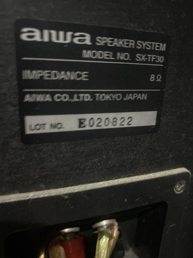 Głośniki basowe aiwa 2 sztuki
