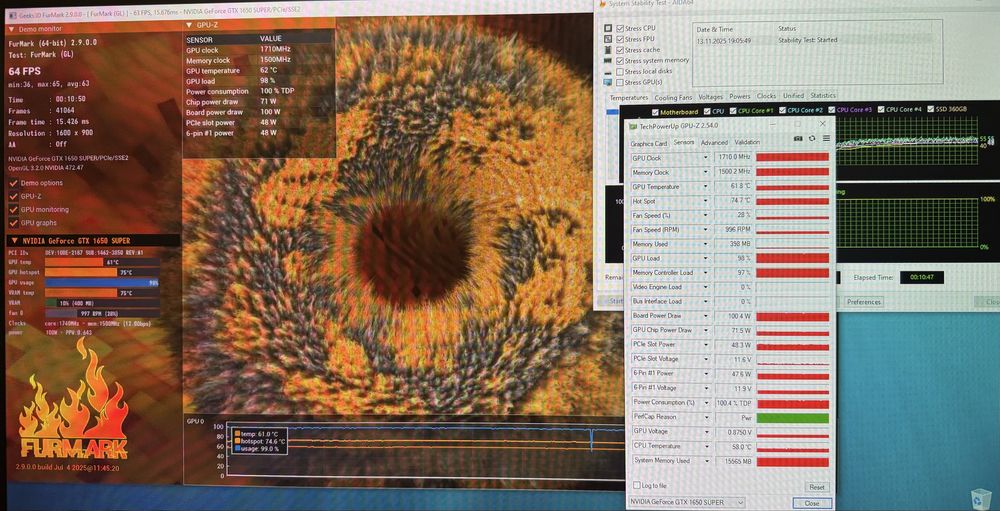 Ігровий ПК. GTX1650Super, топова материнка, i3, 16Gb DDR4, нова SSD360