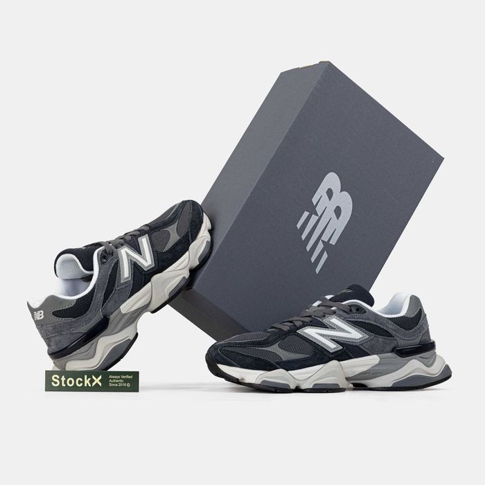 Мужские кроссовки New Balance 9060 Black Blue Grey White. 41-45