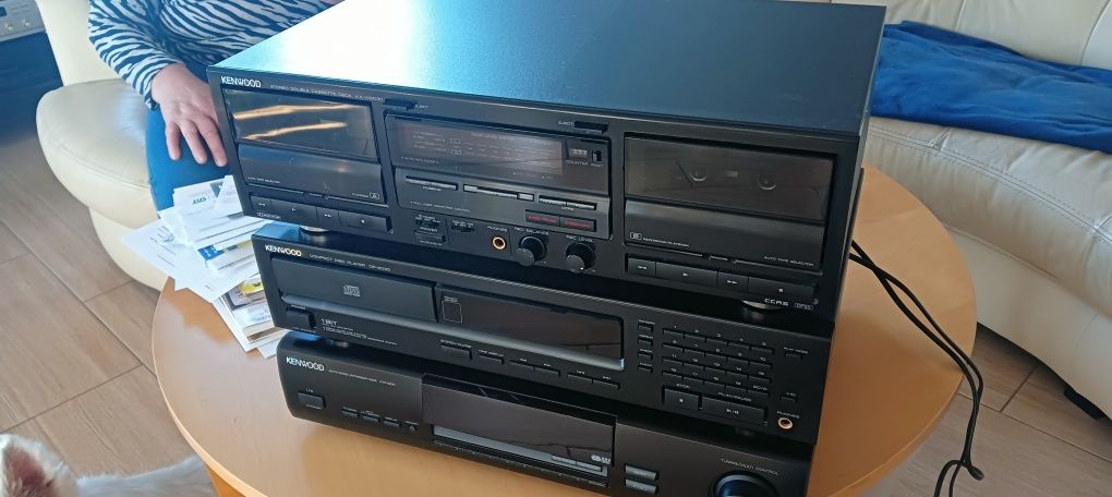 Magnetofon  tuner CD wzmacniacz Kenwood