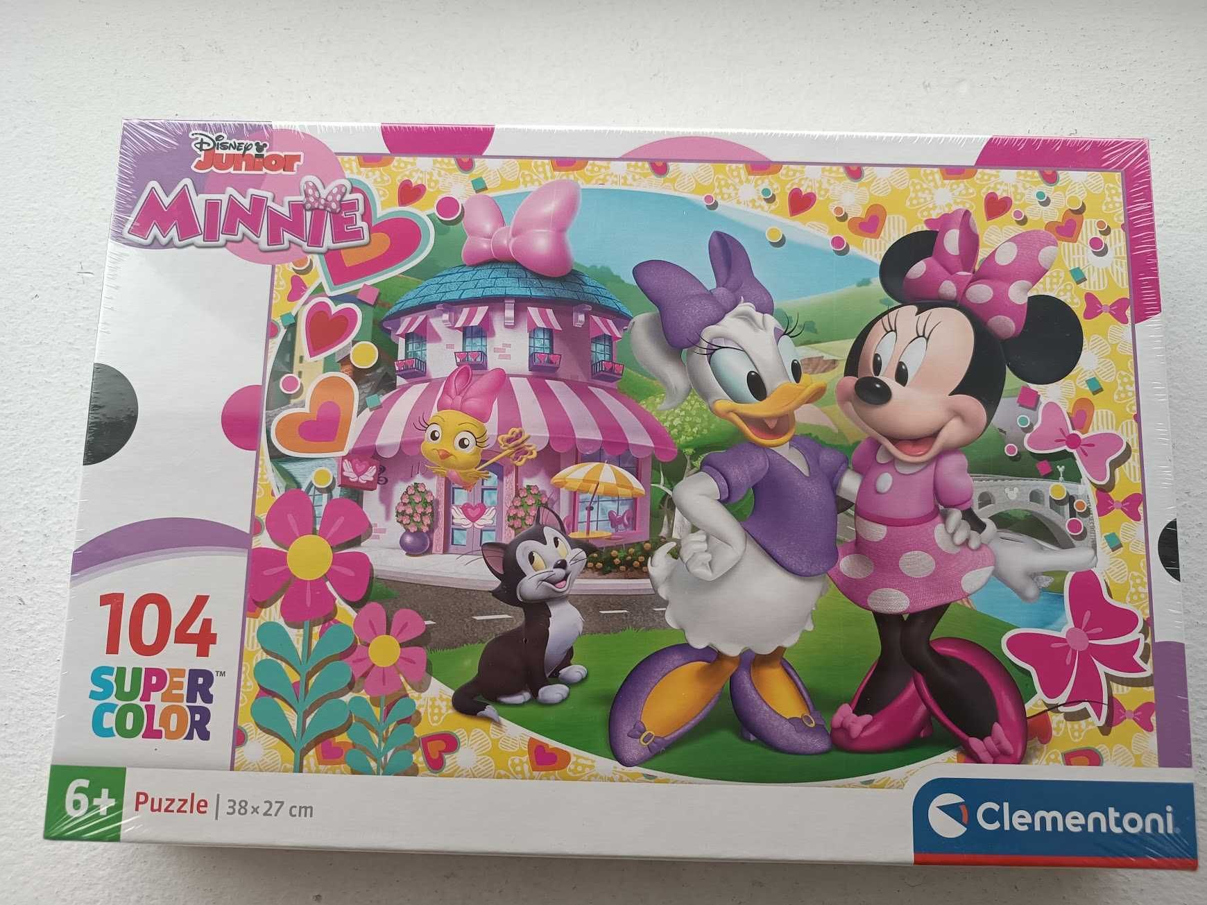 Puzzle Clementoni Minnie Boutique Super Color 38x27cm 104 peças
