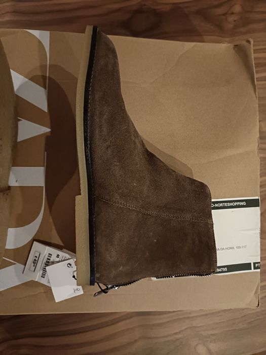 Botas camurça homem