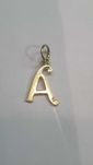 Wisiorek złoty "A" 14 k /585/ 0,38 g. - Madej Gorlice Mickiewicza -