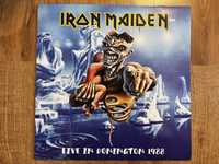 Płyty winylowe Iron Maiden live in Donington 1988 Pink Marbled vinyl.