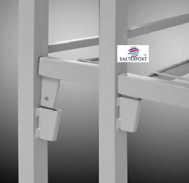 Beliche metálico duplo estrado soldado desmontável Novo