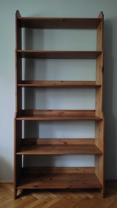 Regały komoda szafka rtv Ikea Leksvik drewniane komplet mebli