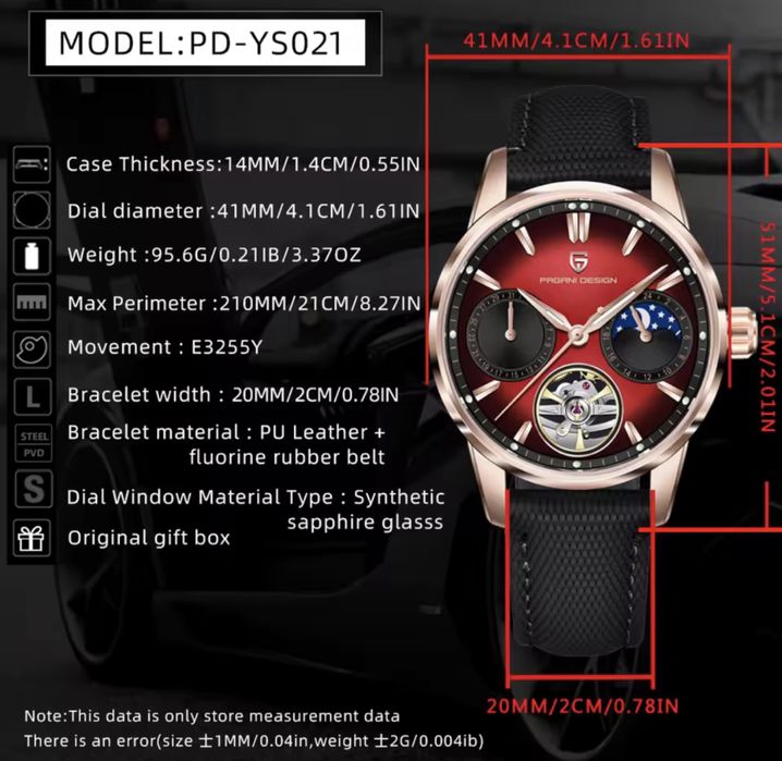 Годинник PaganiDesign PD-YS021/ PD-2770
