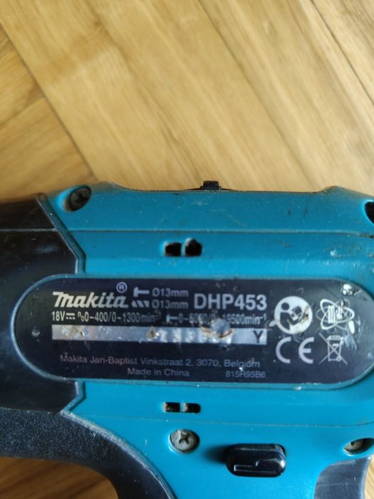 Wkrętarka udarowa akumulatorowa 18V Makita DHP 453